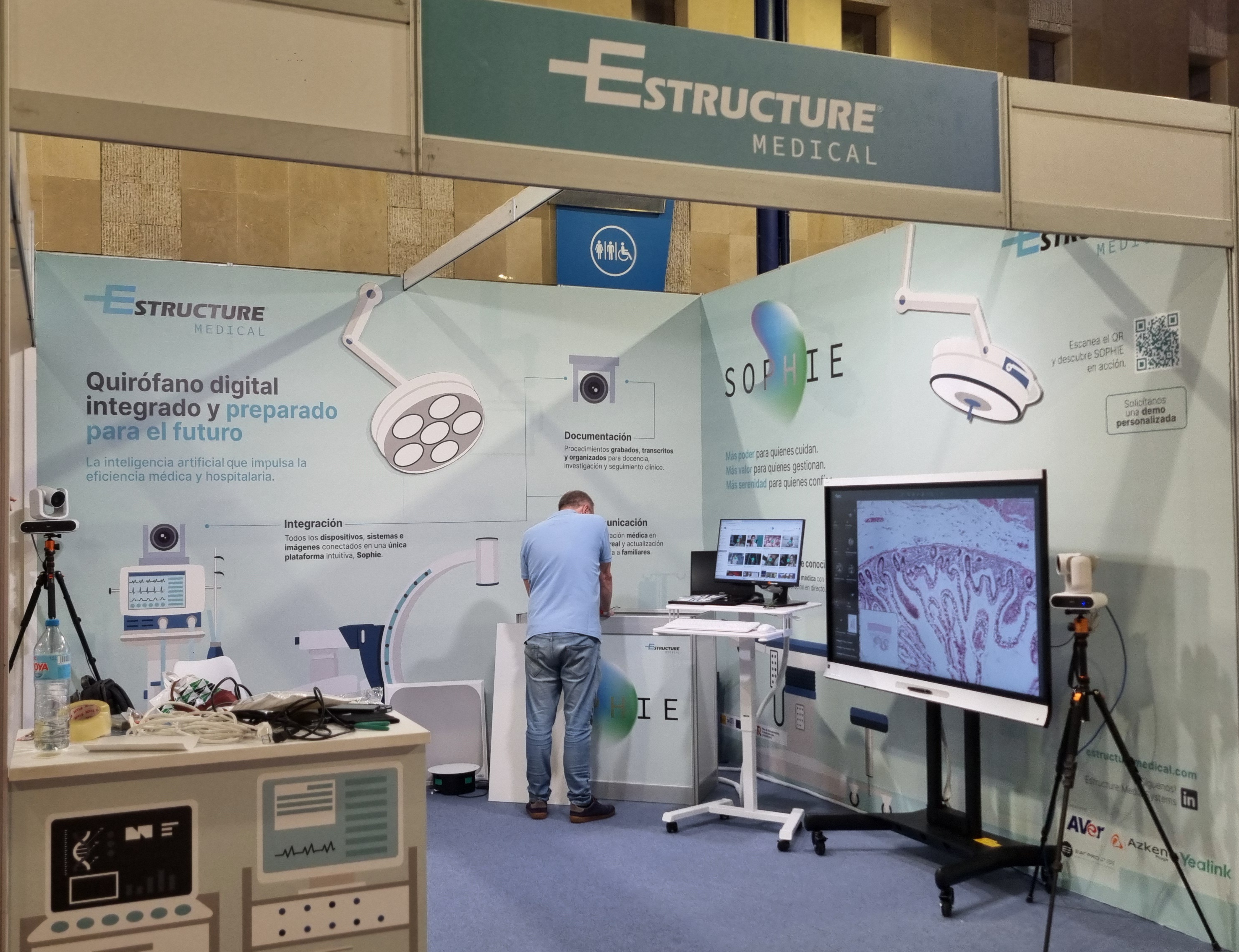 Montaje de stand para feria en Málaga